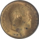 Bronze One Twelfth Anna coin of King Edward VII of 1910.