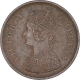 Copper Half Pice Coin of Victoria Empress of Calcutta Mint of 1892. 