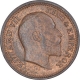 Copper Half Pice Coin of King Edward VII of Calcutta Mint of 1905.