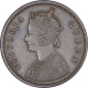 Copper One Quarter Anna Coin of Victoria Queen of Calcutta Mint of 1874.