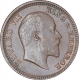 Copper One Quarter Anna Coin of King Edward VII of Calcutta Mint of 1903.