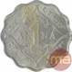 Cupro Nickel One Anna Coin of King Edward VII of Bombay Mint of 1910.