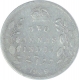 Silver Two Annas Coin of King Edward VII of 1909.