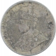 Silver Two Annas Coin of King George V of 1914.