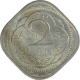 Cupro Nickel Two Annas Coin of King George VI of 1939.