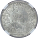 Silver One Quarter Rupee Coin of Victoria Queen of 1862.