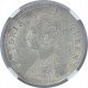 Silver One Quarter Rupee Coin of Victoria Queen of 1862.