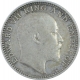 Silver Half Rupee Coin of King Edward VII of 1909.