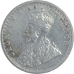 Silver Half Rupee Coin of King George V of 1915.