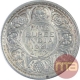 Silver Half Rupee Coin of King George V of Calcutta Mint of 1921.