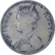 Silver One Rupee Coin of Victoria Queen of 1862.