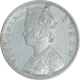 Silver One Rupee Coin of Victoria Queen of 1862.