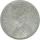 Silver One Rupee Coin of Victoria Queen of 1862.