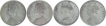 Silver One Rupee Coin of Victoria Queen of 1862.