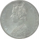 Silver One Rupee Coin of Victoria Empress of Bombay Mint of 1898.