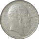 Silver One Rupee Coin of King Edward VII of Calcutta Mint of 1907.