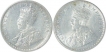 Silver One Rupee Coins of King George V of 1914.