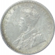 Silver One Rupee Coin of King George V of 1920.