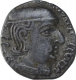 Rare Silver Drachma Coin of Swami Rudrasena III of Western Kshatrapas.