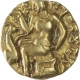 Extremely Rare Gold Dinar Coin of Kumaragupta I of Gupta Dynasty of Horse Man Type.