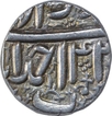 Silver One Rupee Coin of Akbar of Ahmadabad Mint.