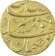 Gold Mohur Coin of Aurangzeb Alamgir of Aurangabad Mint. 