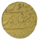 Very Rare Gold Mohur Coin of Aurangzeb Alamgir of Haidarabad Dar Ul Jihad Mint.