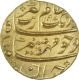 Rare Gold Mohur Coin of Aurangzeb Alamgir of Sholapur Mint.