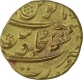 Gold Mohur Coin of Aurangzeb Alamgir of Surat Mint.