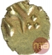 Gold Fanam Coin of Alamgir II of Balapur Mint.