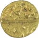 Gold Half Fanam of Shah Alam II.