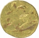 Gold Half Fanam of Shah Alam II.