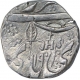 Silver One Rupee Coin of Gulab Singh of Srinagar Mint of Kashmir State.