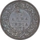 Copper One Twelfth Anna Coin of Victoria Empress of Calcutta Mint of 1878.