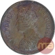 Copper Half Pice Coin of Victoria Empress of 1887.