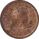 Copper Half Pice Coin of Victoria Empress of 1889.