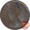 Copper Half Pice Coin of Victoria Empress of 1901.