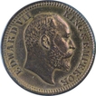 Bronze Half Pice Coin of King Edward VII of 1909.