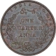 Copper One Quarter Anna Coin of East india Company of Birmingham Mint of 1858.