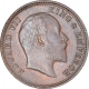 Copper One Quarter Anna Coin of King Edward VII of Calcutta Mint of 1904.