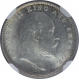 Silver Two Annas Coin of King Edward VII of 1906.