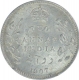 Silver Two Annas Coin of King Edward VII of 1907.