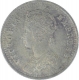 Silver One Quarter Rupee coin of Victoria Empress of 1900.