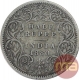 Silver Half Rupee Coin of Victoria Empress of 1880.