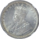 Silver Half Rupee Coin of King George V of 1914.