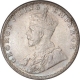 Silver Half Rupee Coin of King George V of Bombay Mint of 1925.