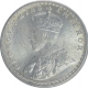 Silver Half Rupee Coin of King George V of 1927.