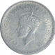 Silver Half Rupee Coin of King George VI of Calcutta Mint of 1939.