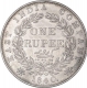 Silver One Rupee Coin of Victoria Queen of Calcutta Mint of 1840.