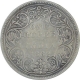 Silver One Rupee Coin of Victoria Queen of Bombay Mint of 1862.